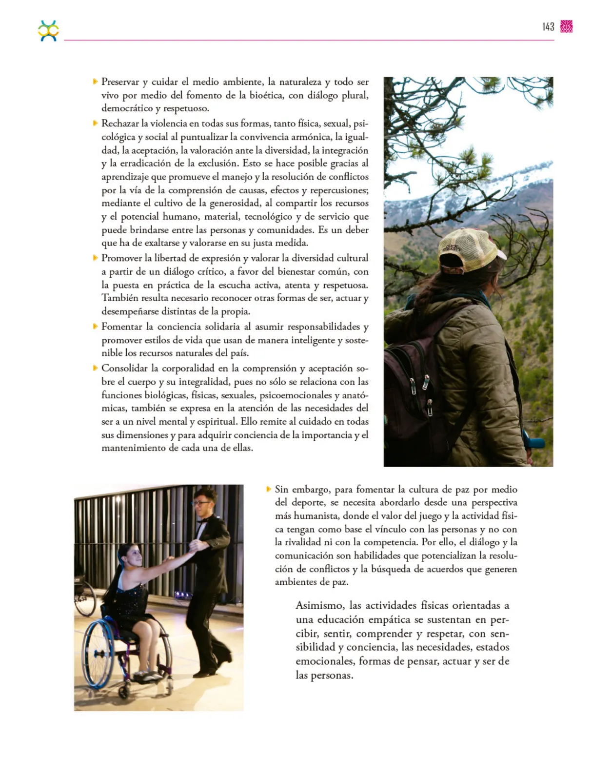 Miniatura página 144 de Colección Ximhai. De lo humano y lo comunitario.   Libro de Educación Secundaria Grado 1°  Ciclo Escolar 2025 - 2026
