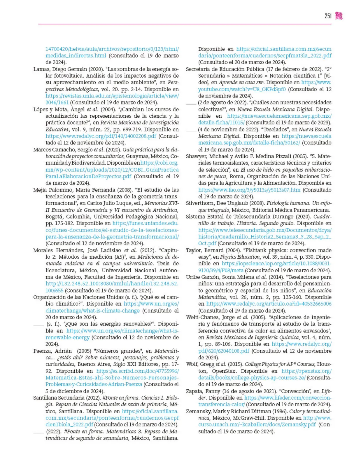 Página 252 de Colección Sk´asolil. Nuestro libro de proyectos. Libro de Educación Secundaria Grado 2° Ciclo Escolar 2025 - 2026