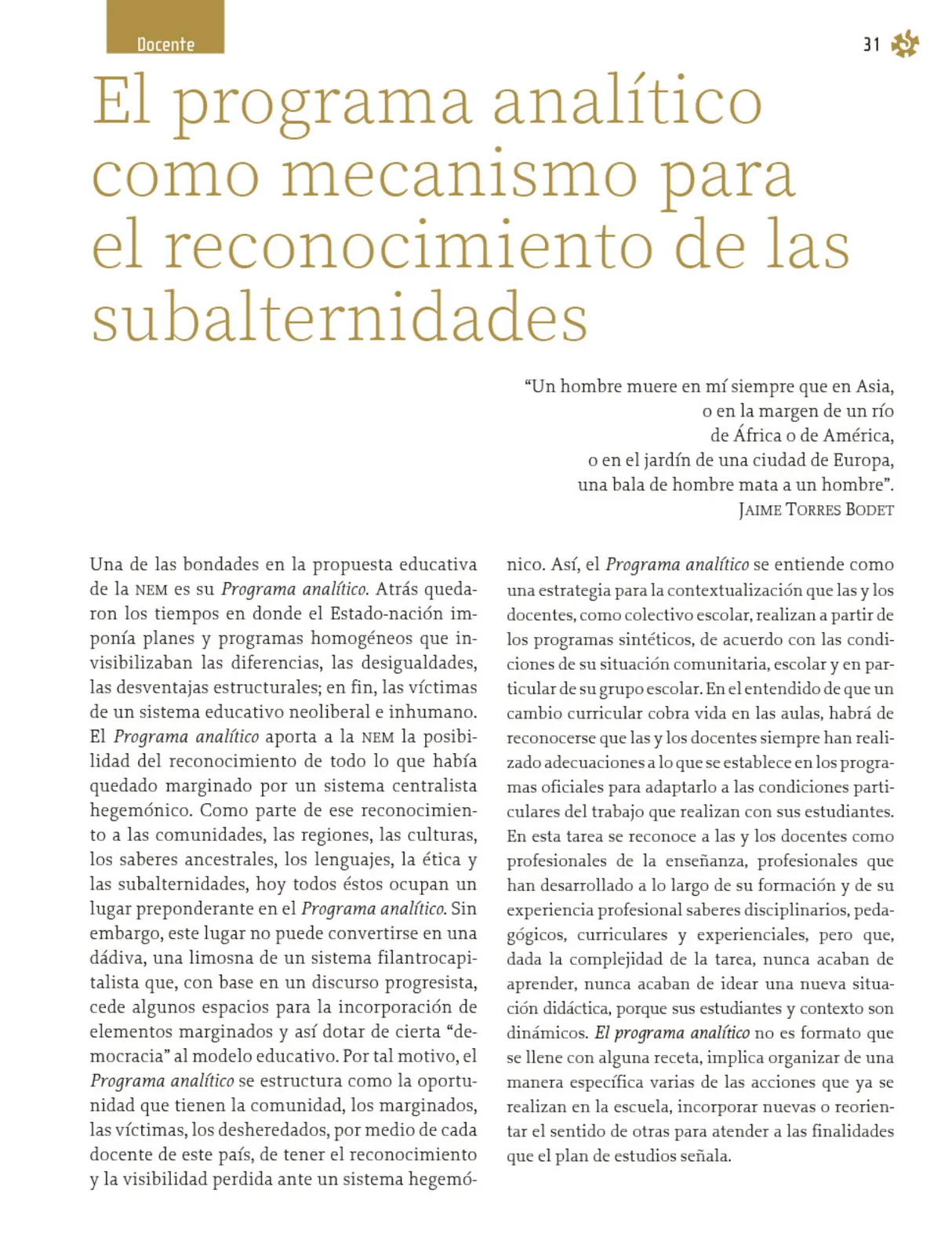 Miniatura página 32 de Un libro sin recetas, para la maestra y el maestro. Fase 4  Libro de Educación Primaria Grado 3°, 4°  Ciclo Escolar 2025 - 2026