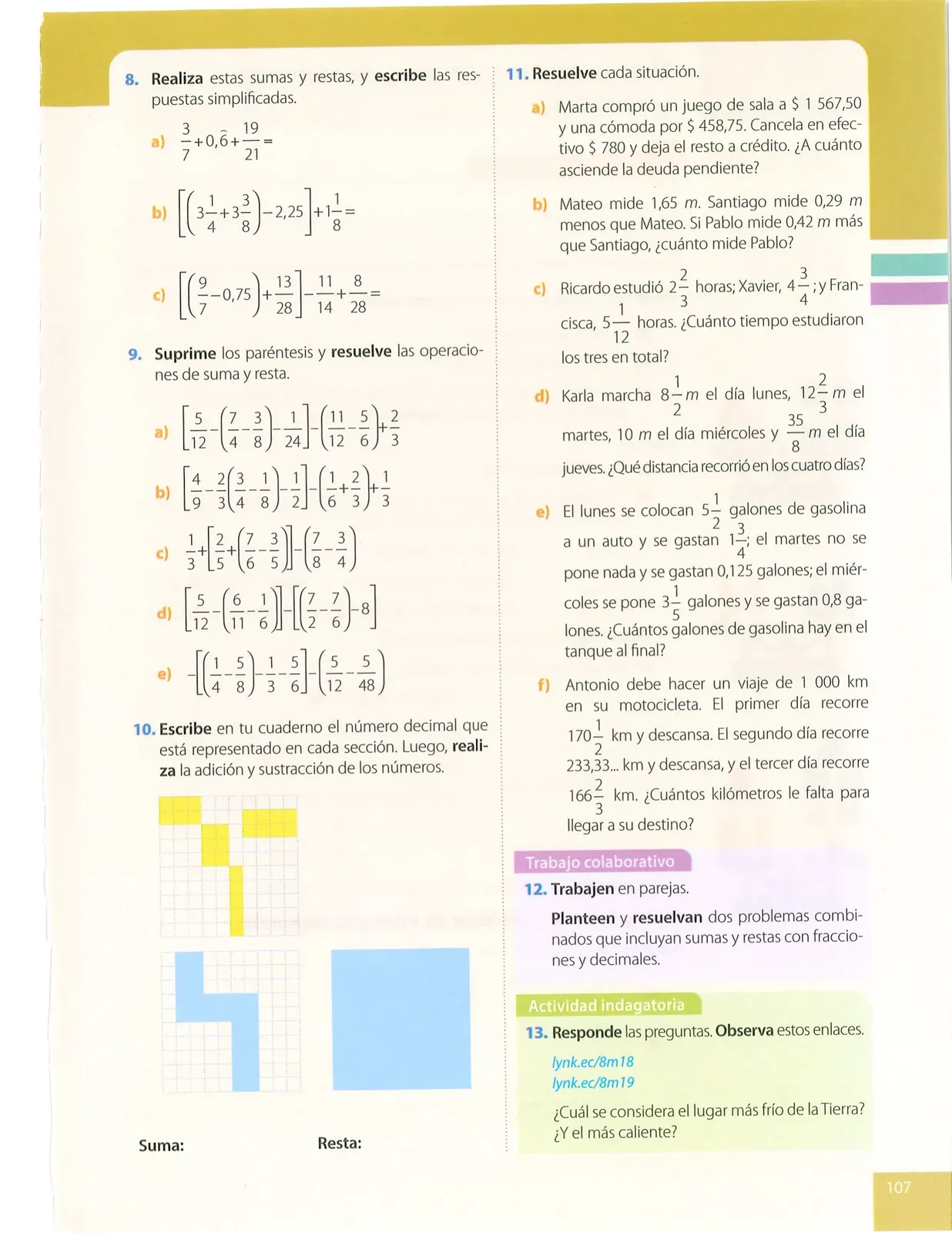 Miniatura página 107 de Matematica · 8 EGB · 2025