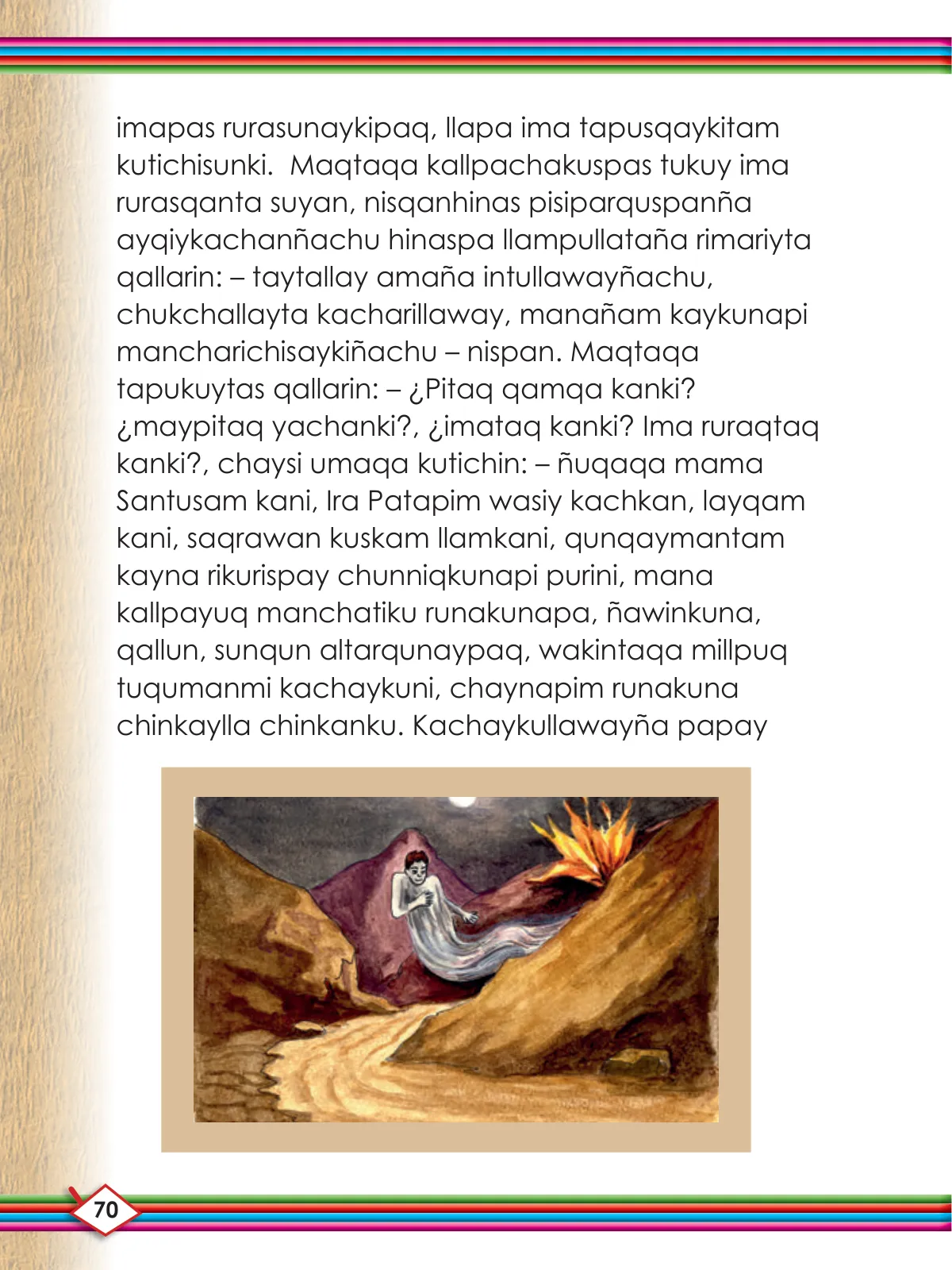 Página 72 de Willakuykuna maytu - Chanka Literatura 2 - 2° Secundaria - Quechua chanka · 2023
