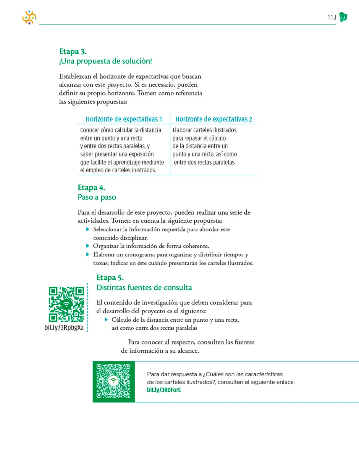 Página 114 de Colección Ximhai. Nuestro libro de Proyectos. Tomo III. Libro de Educación Telesecundaria Grado 1° Ciclo Escolar 2025 - 2026
