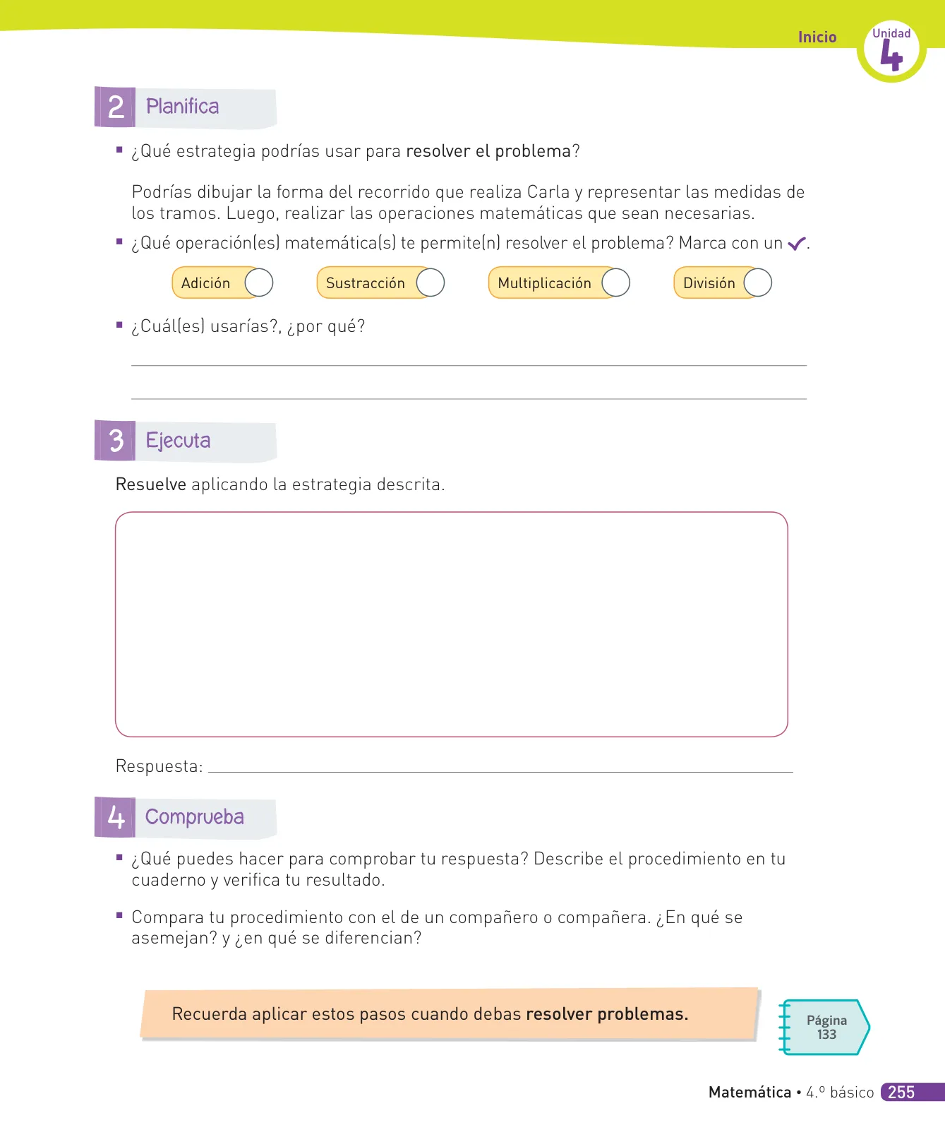 Miniatura página 154 de Matemática – Cuarto Básico | Texto del Estudiante MINEDUC – Descargar PDF · 2024