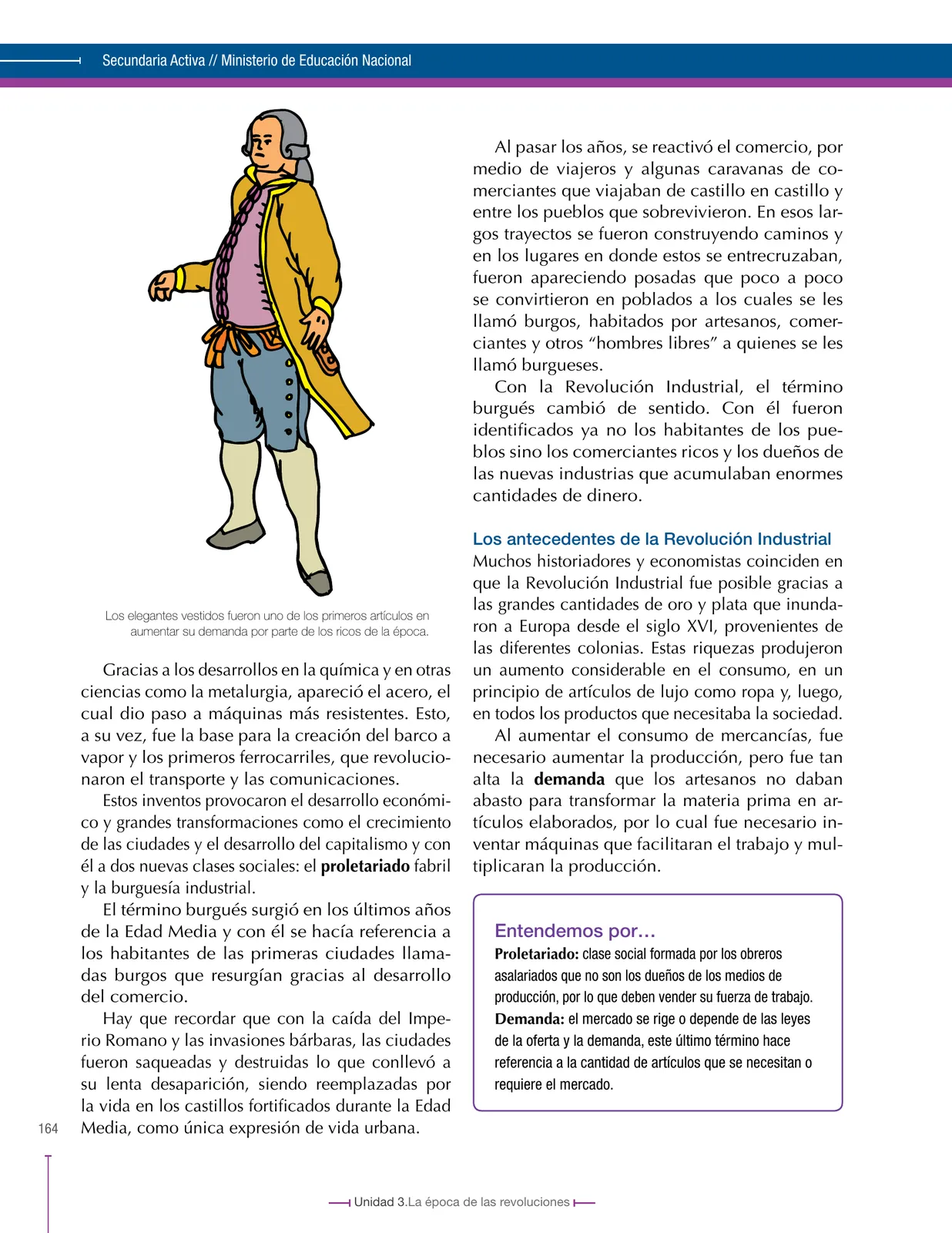 Página 164 de Ciencias Sociales 8° · Secundaria Activa