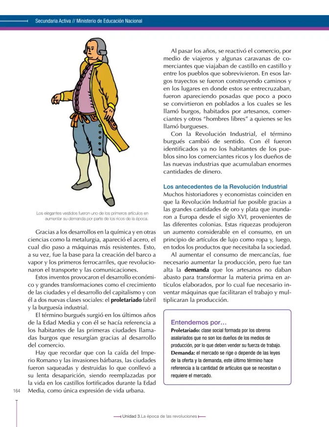 Página 164 de Ciencias Sociales 8° · Secundaria Activa