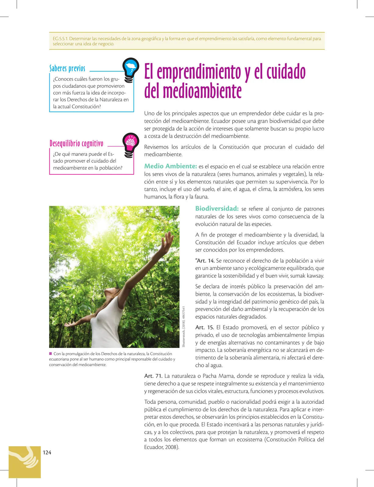 Miniatura página 124 de Emprendimiento Y Gestion · 3ro BGU · 2019