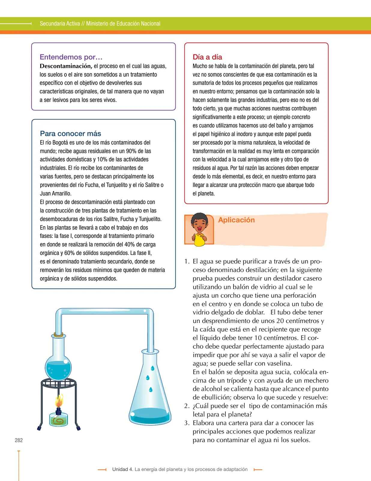 Página 282 de Ciencias Naturales 9° · Secundaria Activa