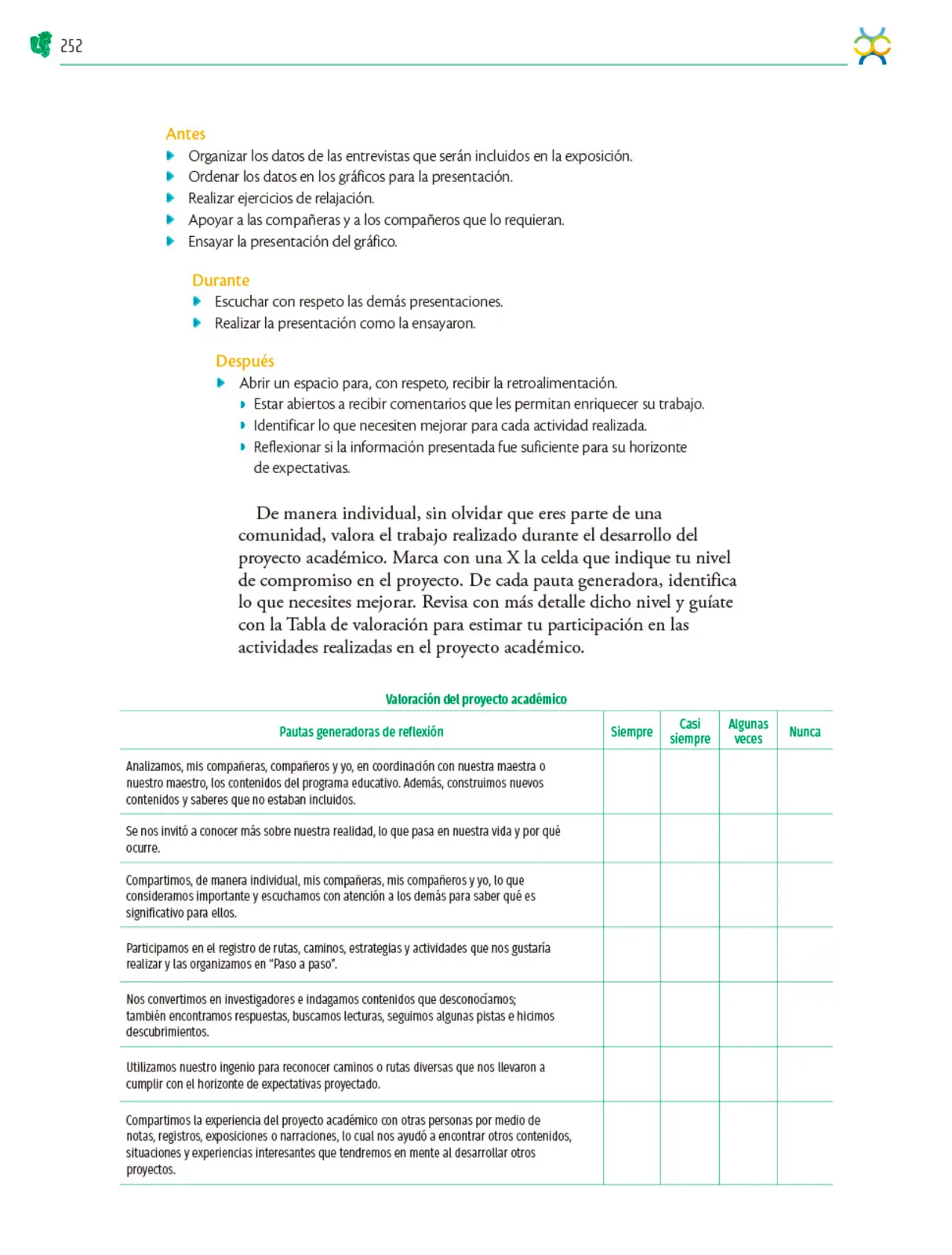 Página 253 de Colección Sk´asolil. Nuestro libro de Proyectos. Tomo I. Libro de Educación Telesecundaria Grado 2° Ciclo Escolar 2025 - 2026