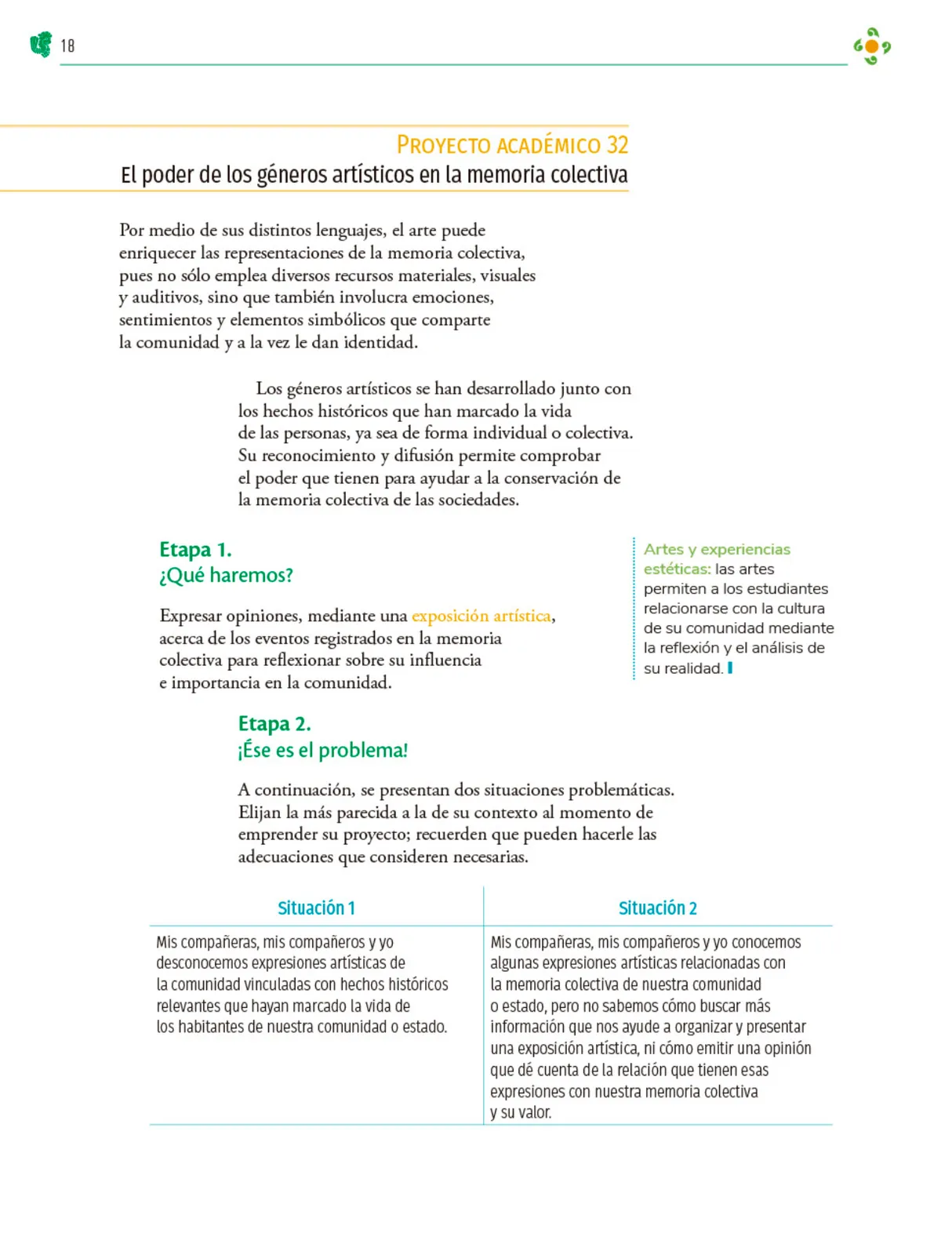 Miniatura página 19 de Colección Sk´asolil. Nuestro libro de Proyectos.  Tomo III.  Libro de Educación Telesecundaria Grado 2°  Ciclo Escolar 2025 - 2026