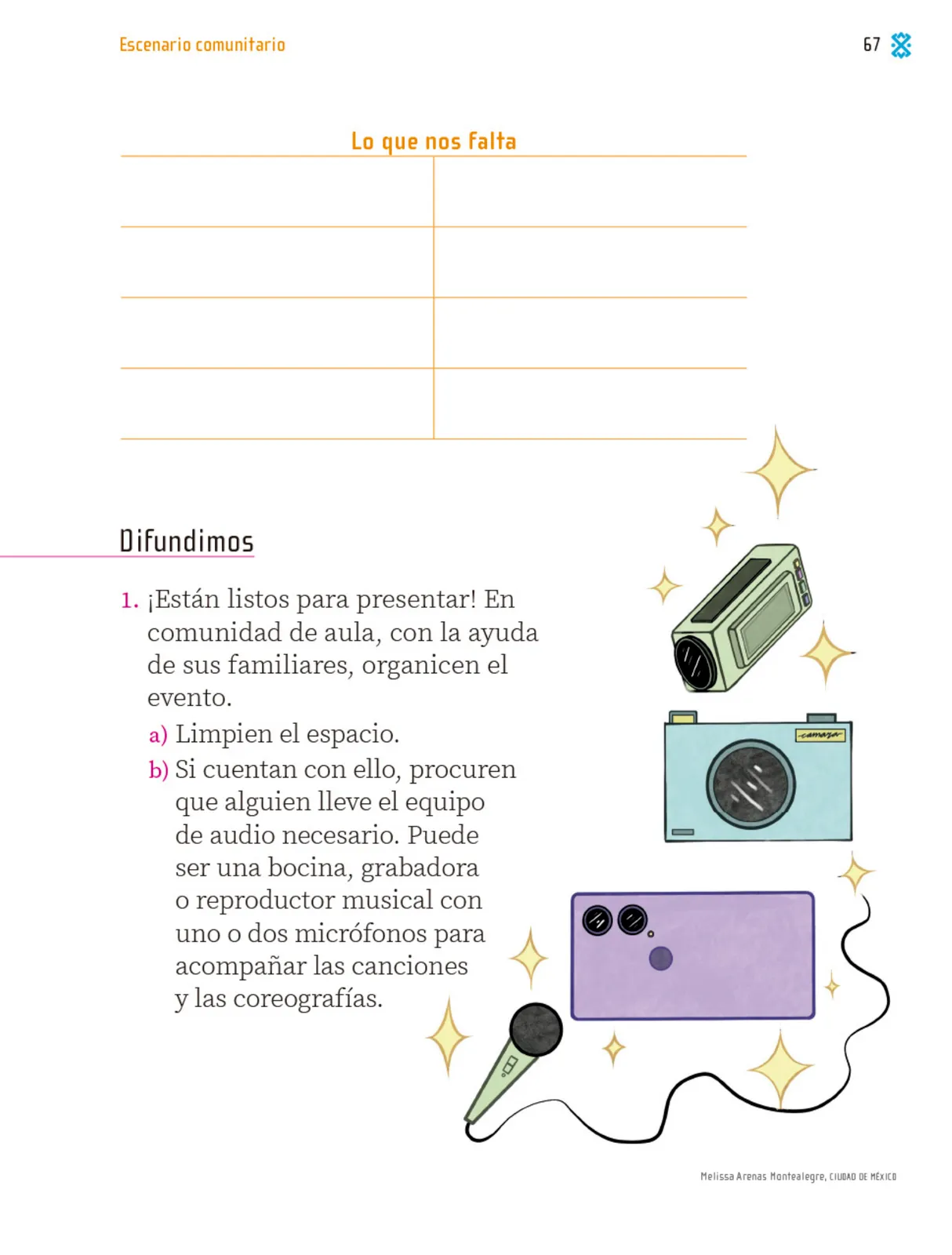 Miniatura página 68 de Proyectos Comunitarios.   Libro de Educación Primaria Grado 1°  Ciclo Escolar 2025 - 2026