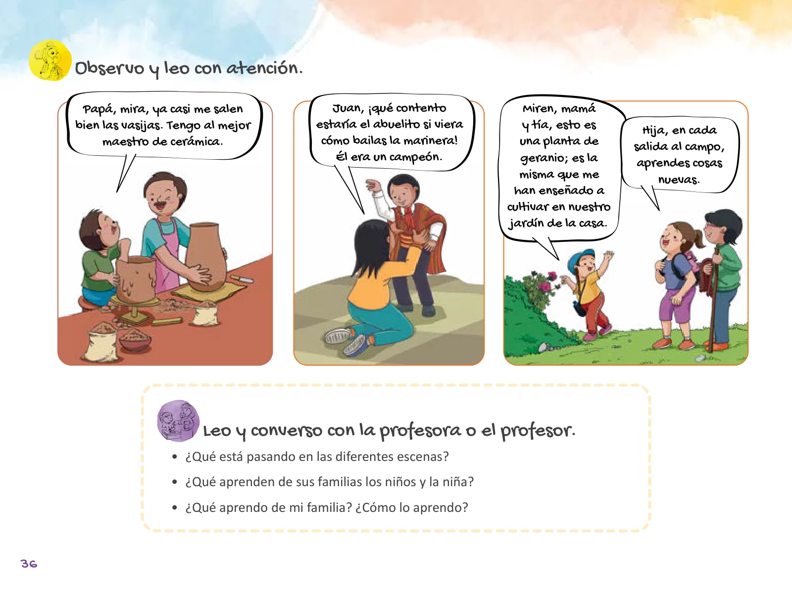 Miniatura página 38 de Cuadernillo de Tutoría 2 : segundo grado de Educación Primaria · 2021