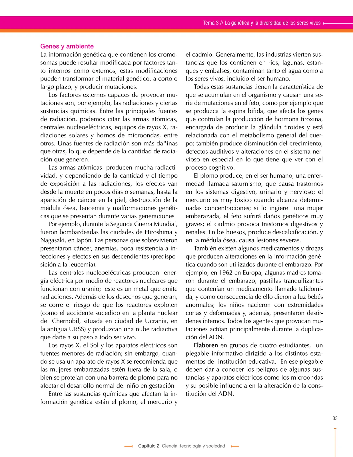 Página 33 de Ciencias Naturales 9° · Secundaria Activa