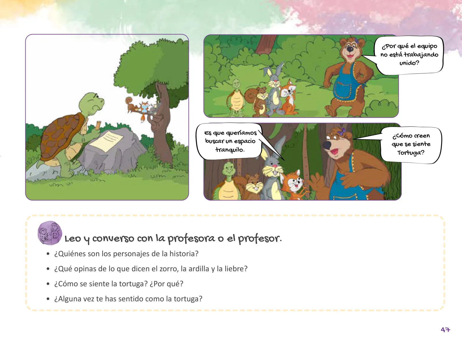 Miniatura página 49 de Cuadernillo de Tutoría 1 : primer grado de Educación Primaria · 2021