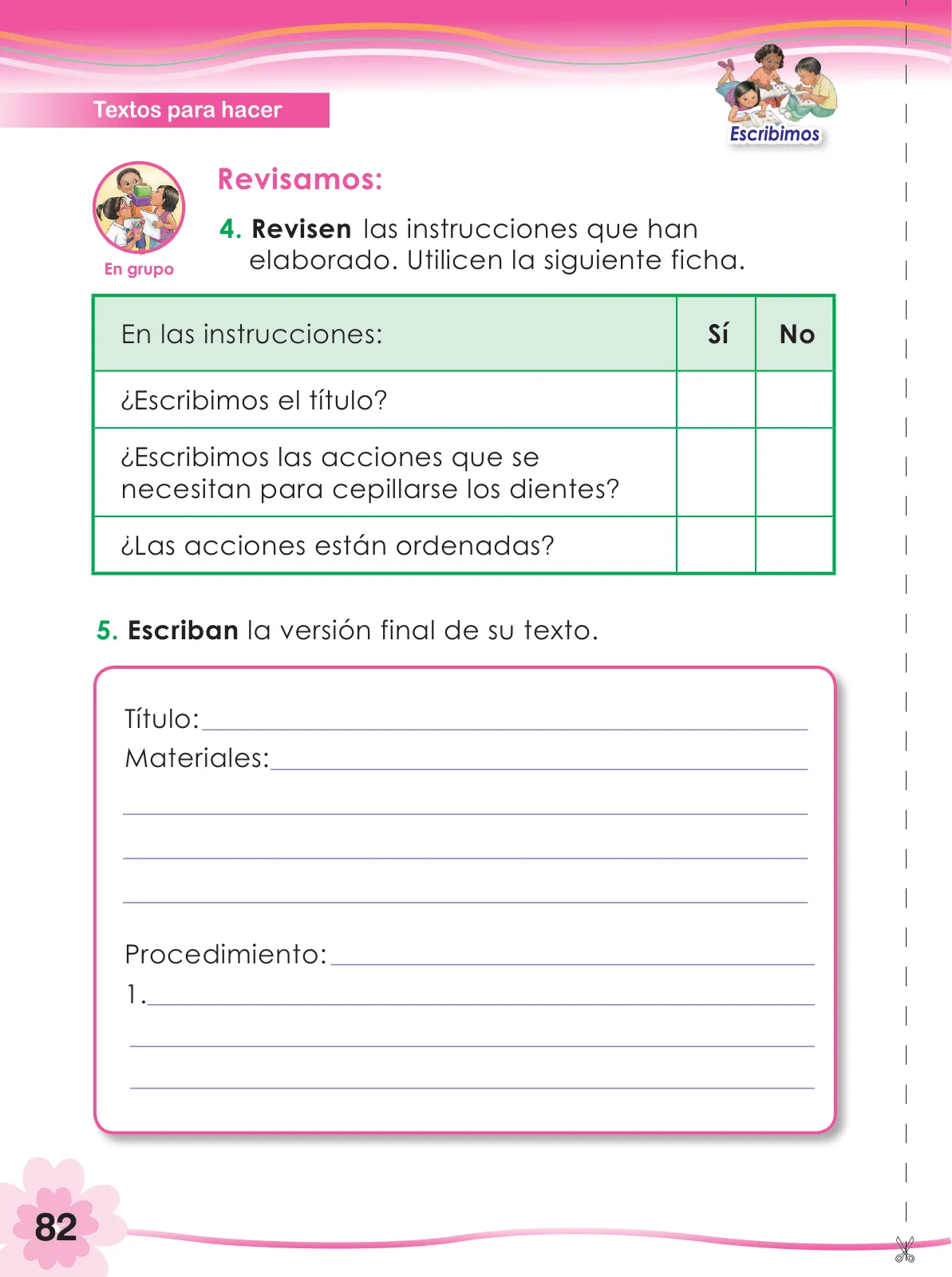 Página 84 de Comunicación 2 : cuaderno de trabajo para segundo grado de Educación Primaria 2019 · 2019