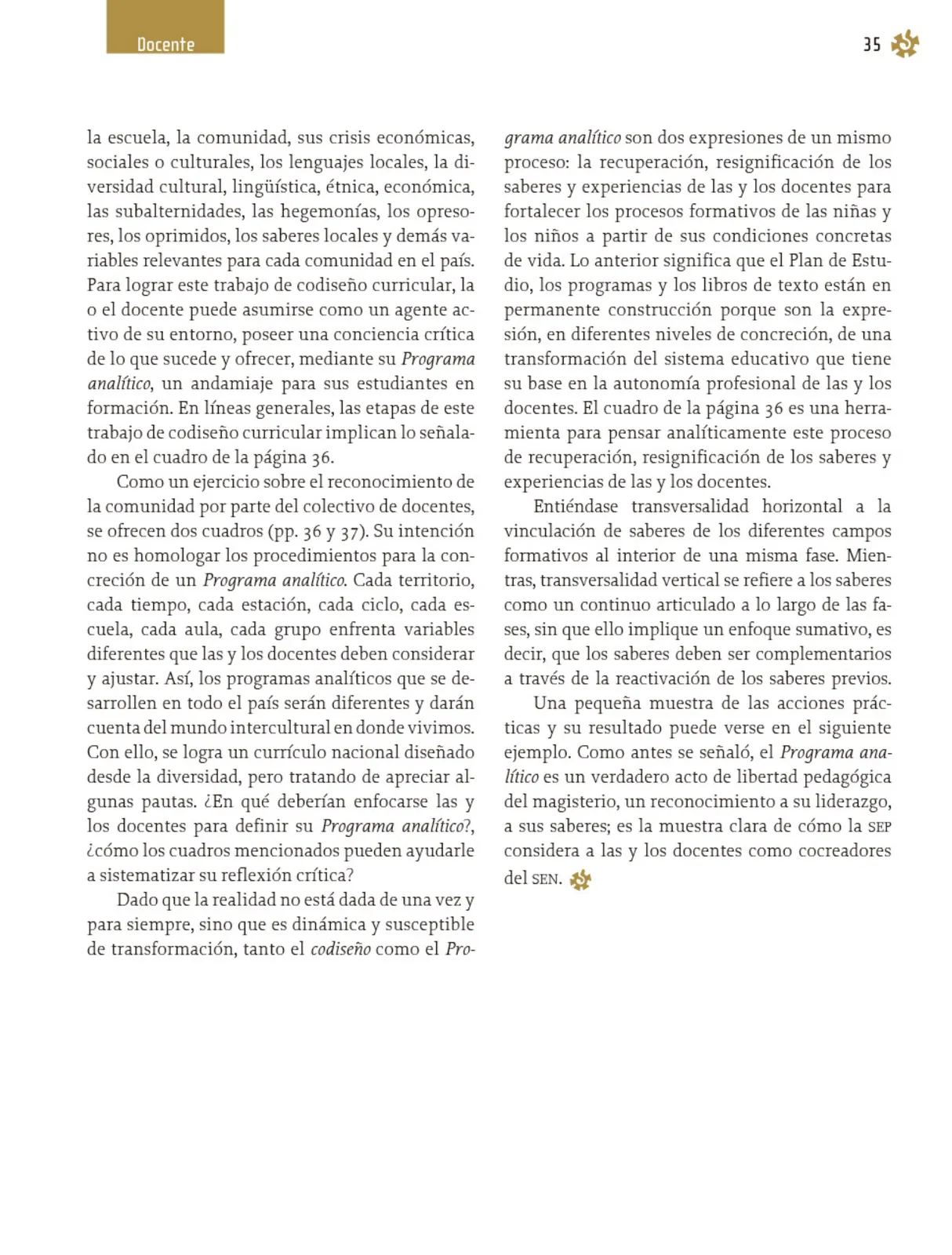 Miniatura página 36 de Un libro sin recetas, para la maestra y el maestro. Fase 4  Libro de Educación Primaria Grado 3°, 4°  Ciclo Escolar 2025 - 2026