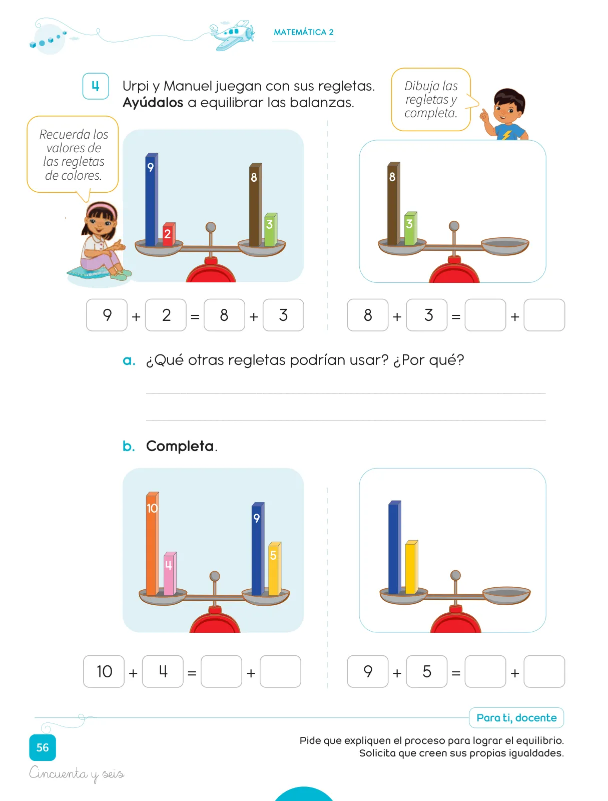 Página 58 de Cuadernillo de Matemática 2, segundo grado de Primaria · 2023