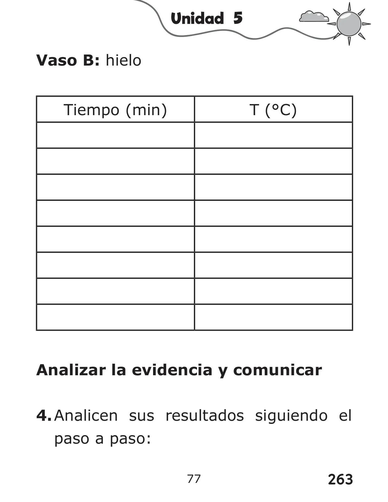 Página 263 de Libro de Ciencias Naturales – Quinto Básico | Texto del Estudiante MINEDUC – Descargar PDF · 2024