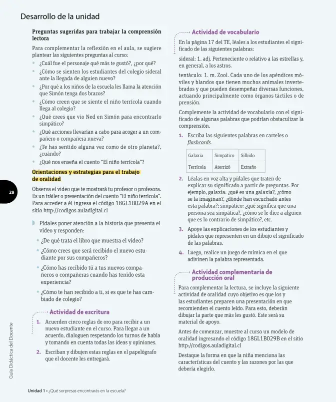 Página 39 de Lenguaje y Comunicación – Primero Básico | Texto del Estudiante MINEDUC – Descargar PDF · 2024