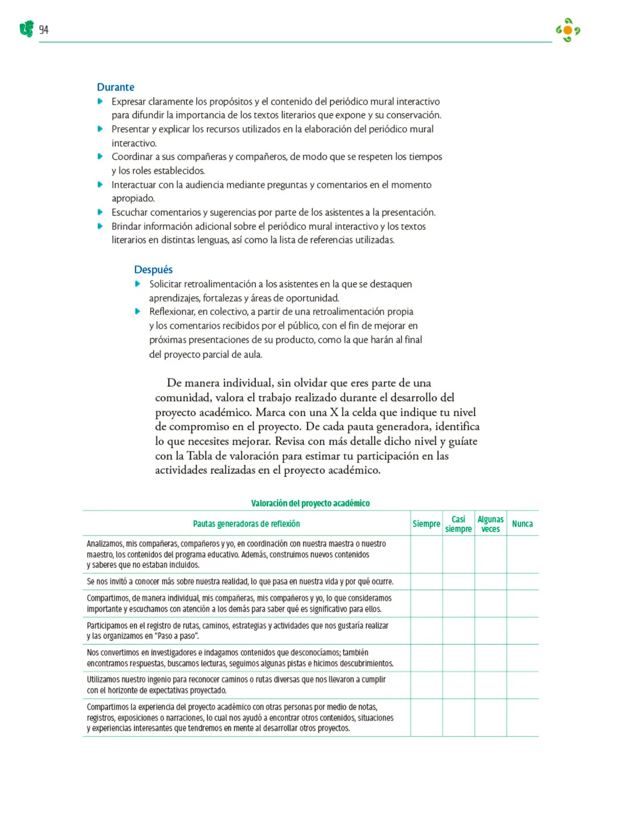 Miniatura página 95 de Colección Nanahuatzin. Nuestro libro de Proyectos. Tomo I.   Libro de Educación Telesecundaria Grado 3°  Ciclo Escolar 2025 - 2026