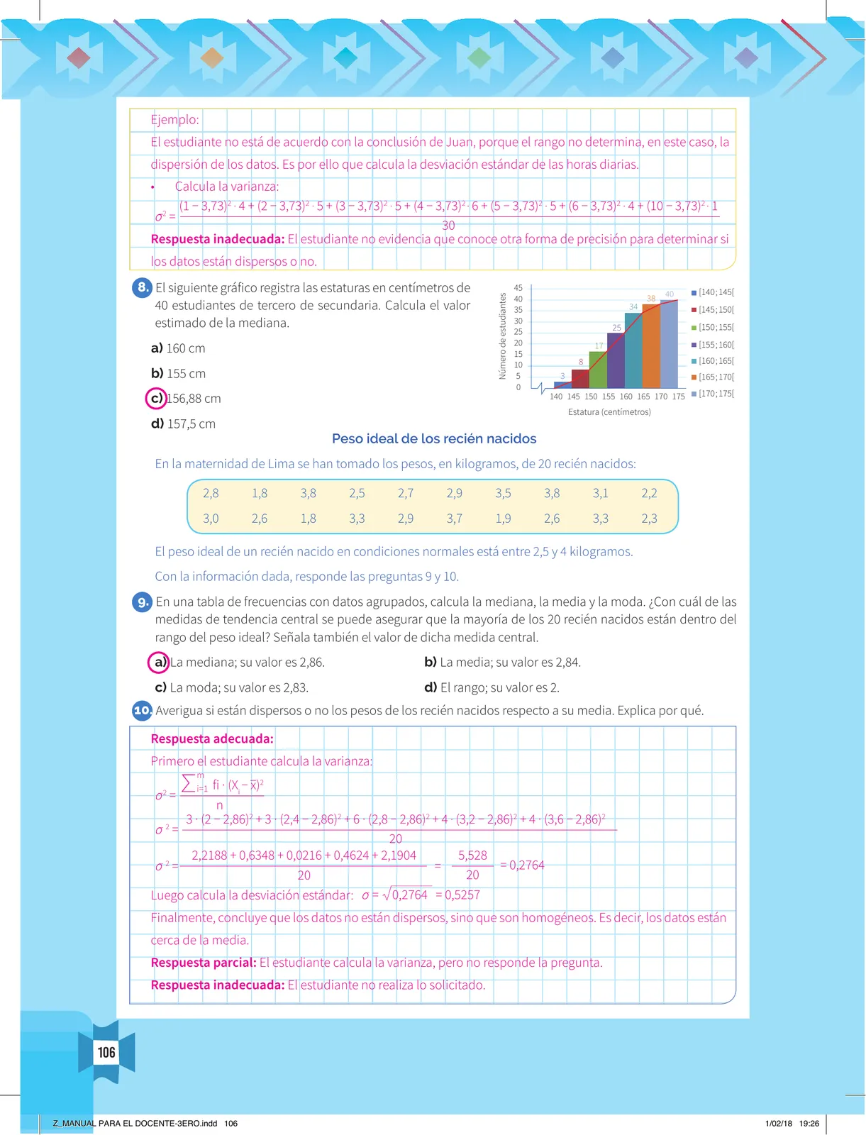 Página 108 de Resolvamos problemas 3 : manual para el docente 2018 · 2018