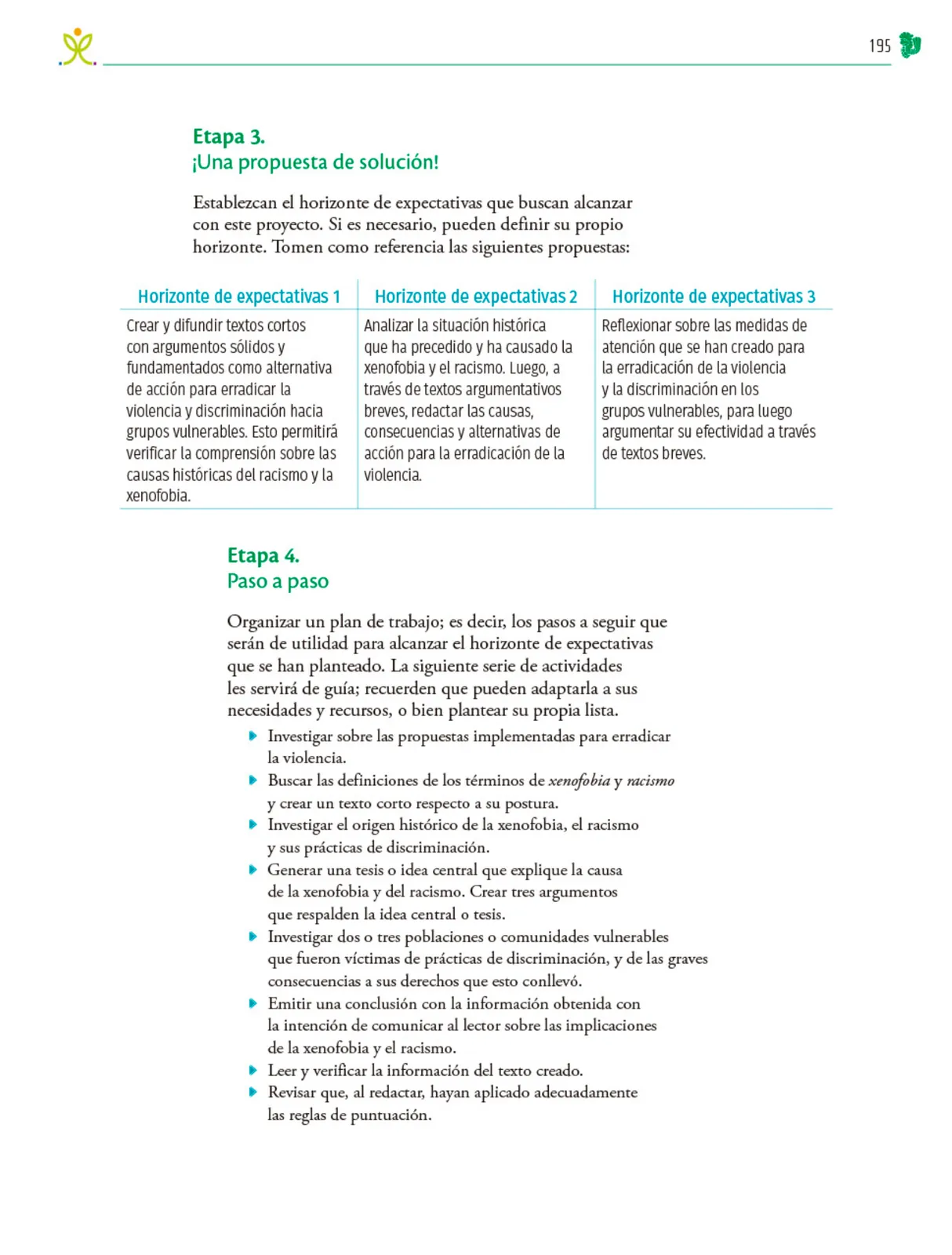 Página 196 de Colección Ximhai. Nuestro libro de Proyectos. Tomo III. Libro de Educación Telesecundaria Grado 1° Ciclo Escolar 2025 - 2026