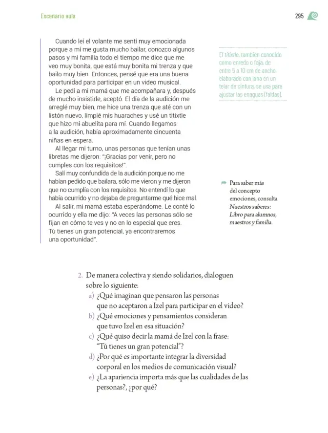 Página 298 de Proyectos de Aula. Libro de Educación Primaria Grado 6° Ciclo Escolar 2025 - 2026