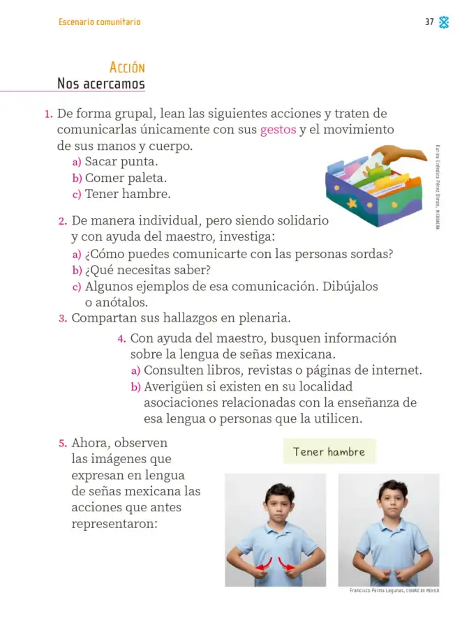 Página 38 de Proyectos Comunitarios. Libro de Educación Primaria Grado 1° Ciclo Escolar 2025 - 2026
