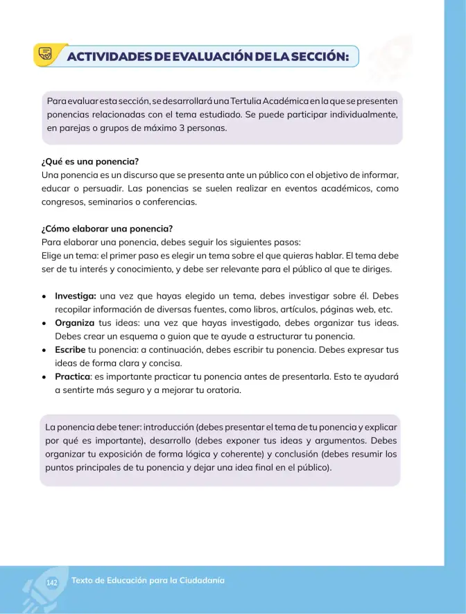 Página 143 de Educacion Ciudadania 1° · Bgu 1 Educacion Ciudadania 2024 · 2024
