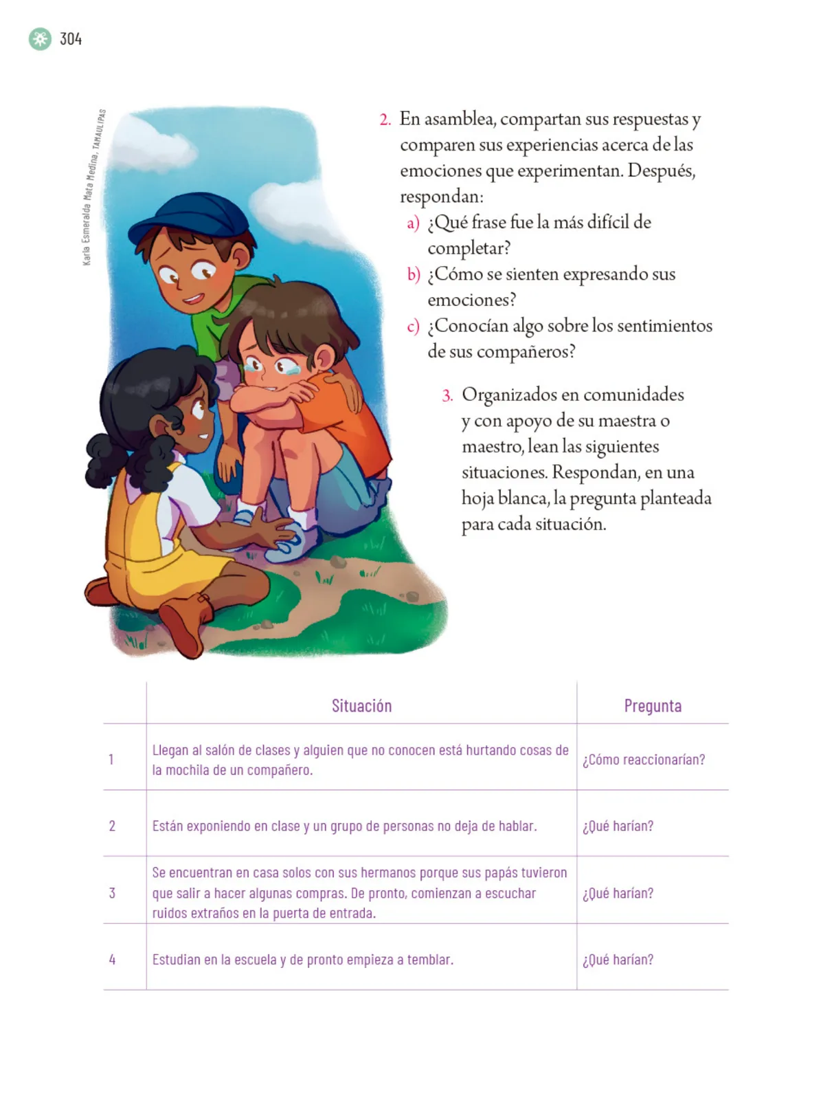 Página 307 de Proyectos Escolares. Libro de Educación Primaria Grado 5° Ciclo Escolar 2025 - 2026