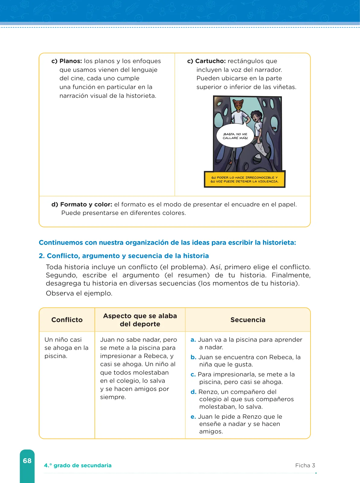 Página 70 de Fichas de aprendizaje de Comunicación 4 · 2024