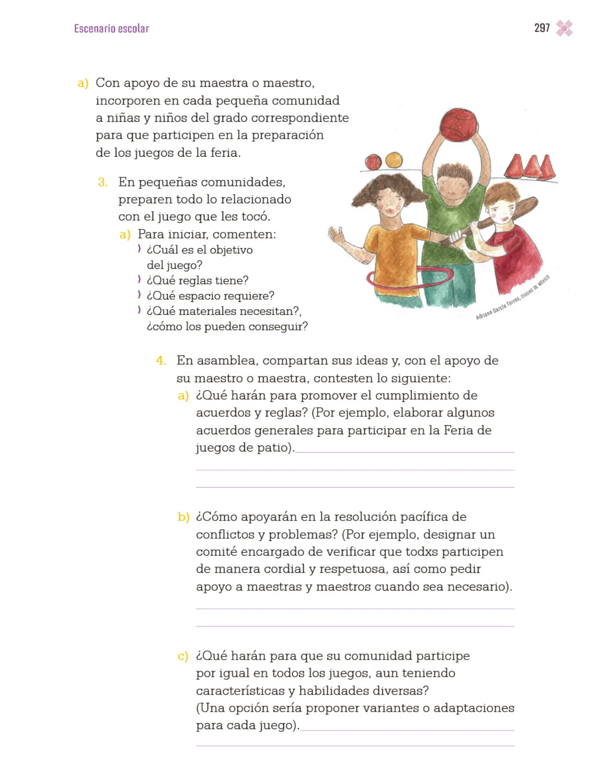 Página 300 de Proyectos Escolares.   Libro de Educación Primaria Grado 3°  Ciclo Escolar 2025 - 2026