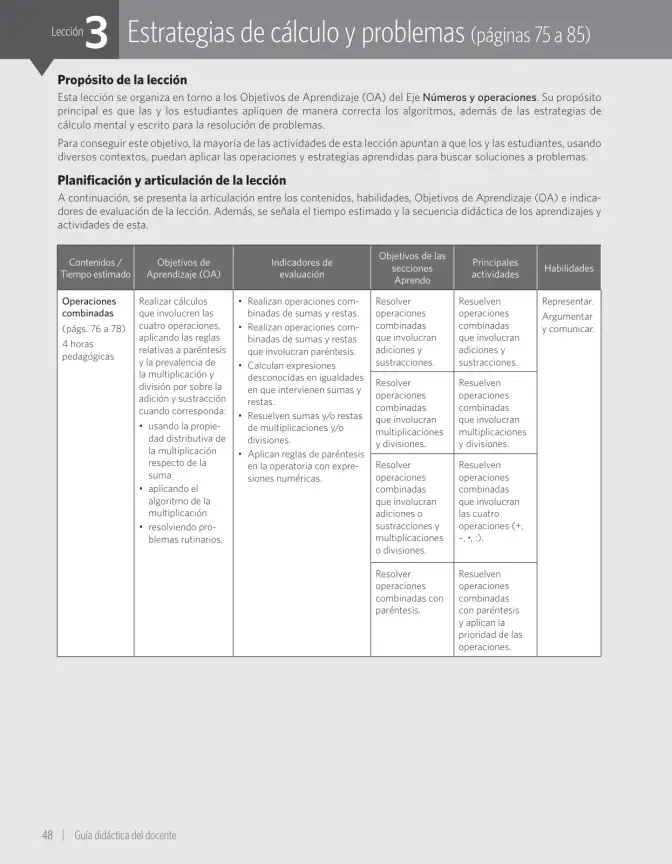 Página 54 de Matemática – Quinto Básico | Texto del Estudiante MINEDUC – Descargar PDF · 2024