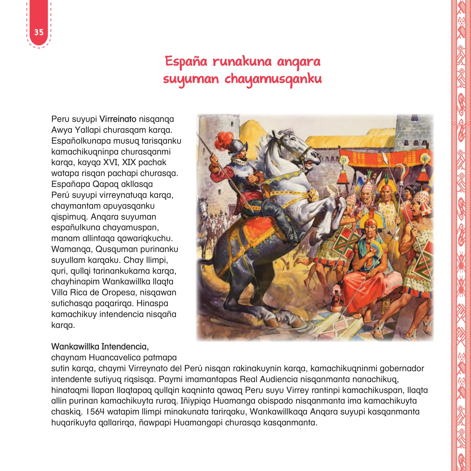 Página 37 de Anqarakunapa kawsakuyninmanta. Literatura 2 - 4° Primaria - Quechua chanka · 2023