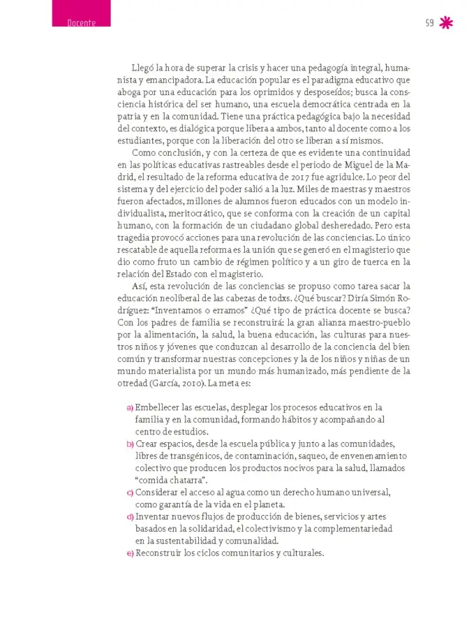 Página 60 de Un libro sin recetas para la maestra y el maestro. Fase 6. Libro de Educación Secundaria Grado 1°, 2°, 3° Ciclo Escolar 2025 - 2026