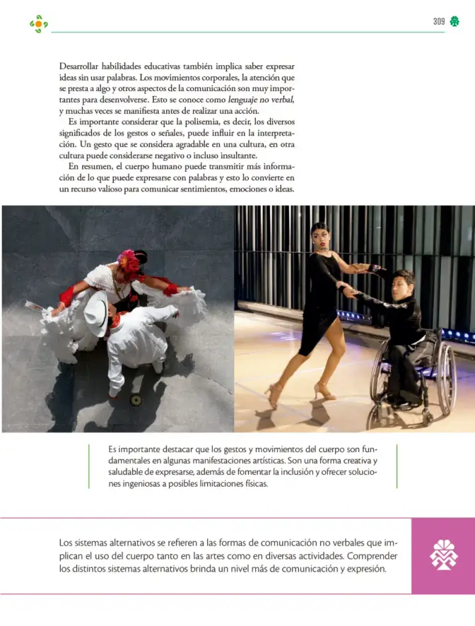 Página 310 de Colección Ximhai. Lenguajes. Libro de Educación Telesecundaria Grado 1° Ciclo Escolar 2025 - 2026