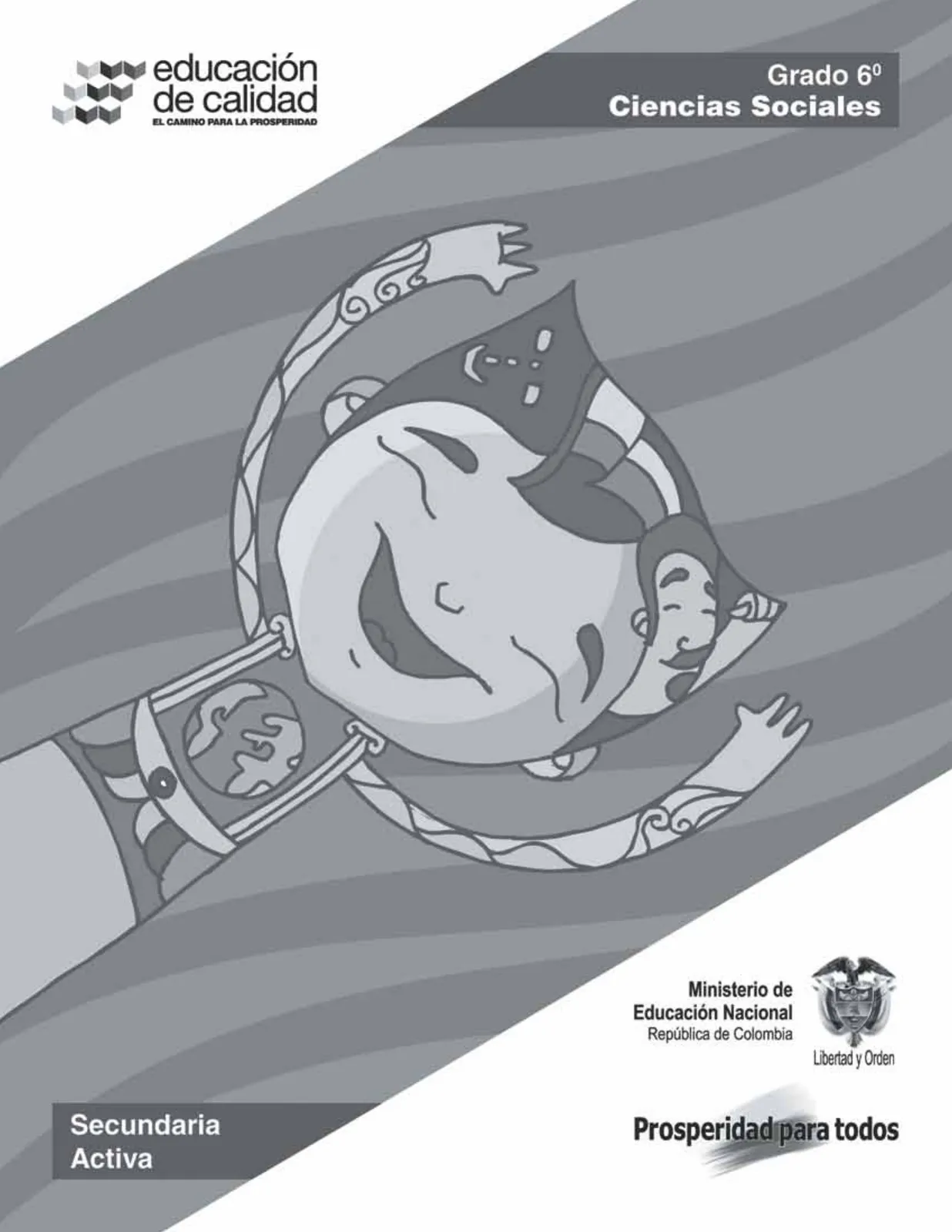 Portada de Ciencias Sociales 6° · Secundaria Activa