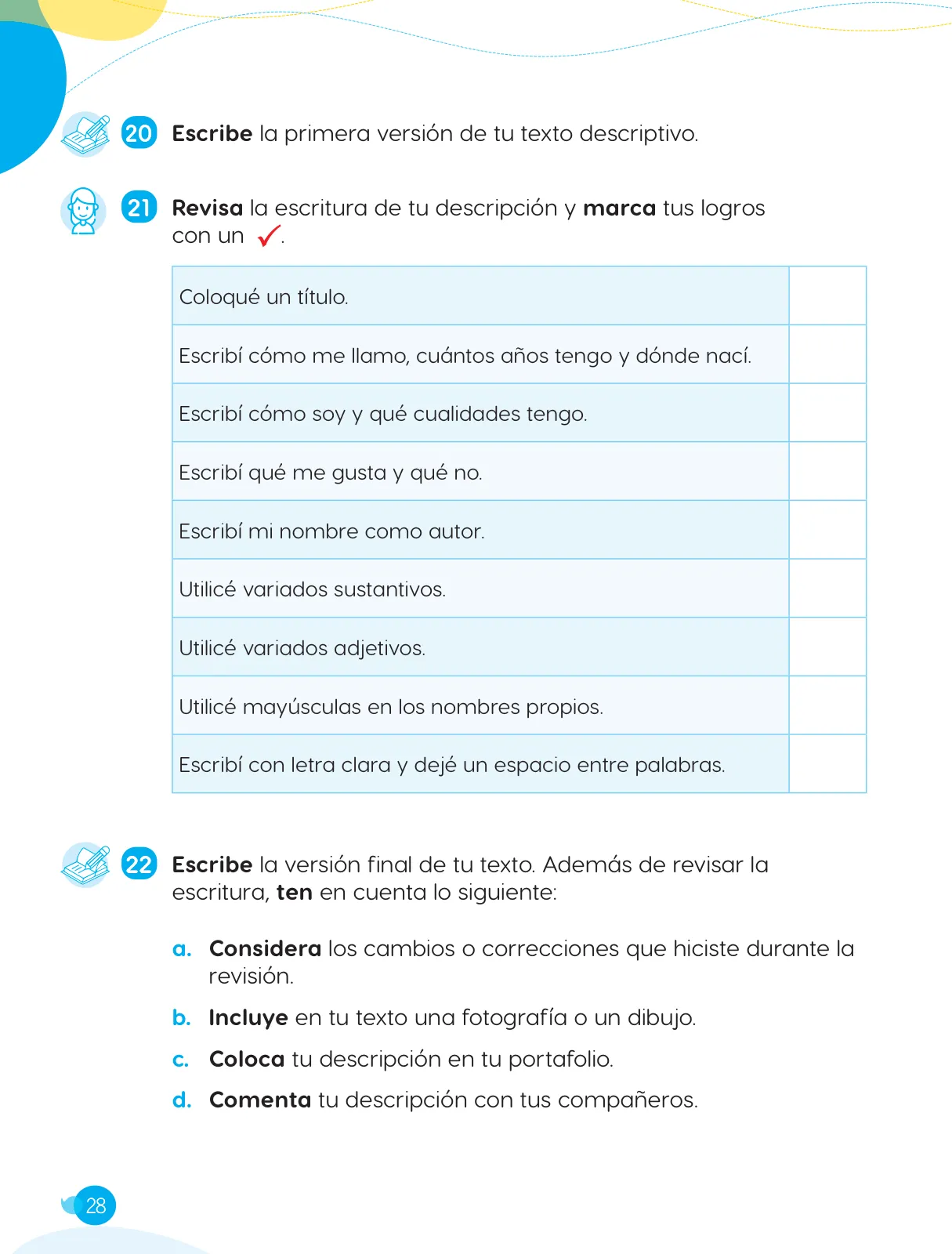 Miniatura página 30 de Cuadernillo de Comunicación 3, tercer grado de Primaria · 2023
