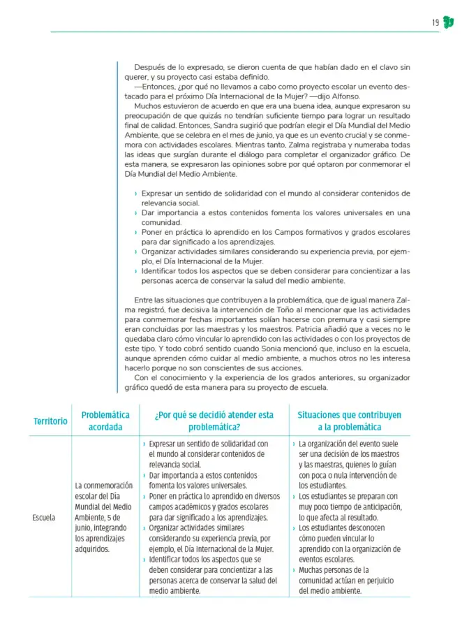 Página 20 de Colección Nanahuatzin. Nuestro libro de Proyectos. Tomo I. Libro de Educación Telesecundaria Grado 3° Ciclo Escolar 2025 - 2026