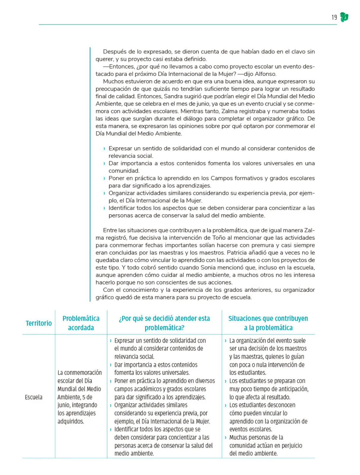 Miniatura página 20 de Colección Nanahuatzin. Nuestro libro de Proyectos. Tomo I.   Libro de Educación Telesecundaria Grado 3°  Ciclo Escolar 2025 - 2026
