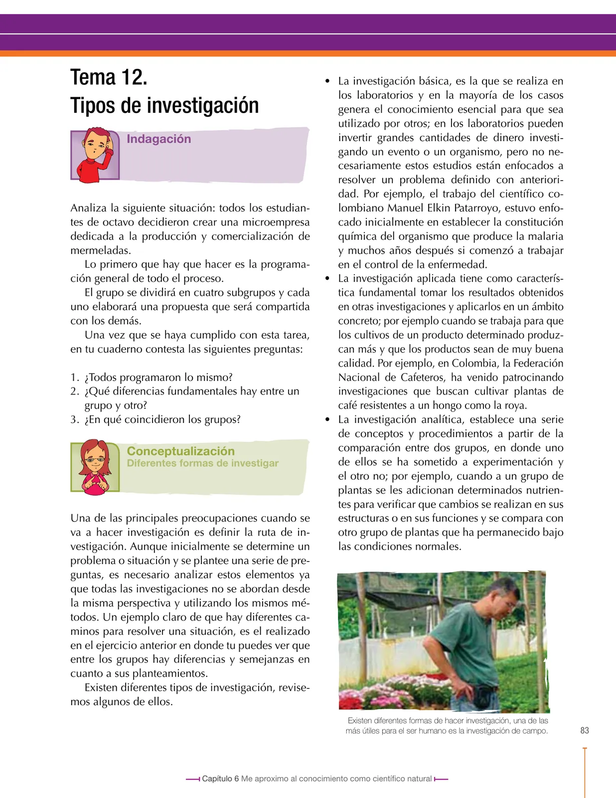 Miniatura página 83 de Ciencias Naturales 8° · Secundaria Activa