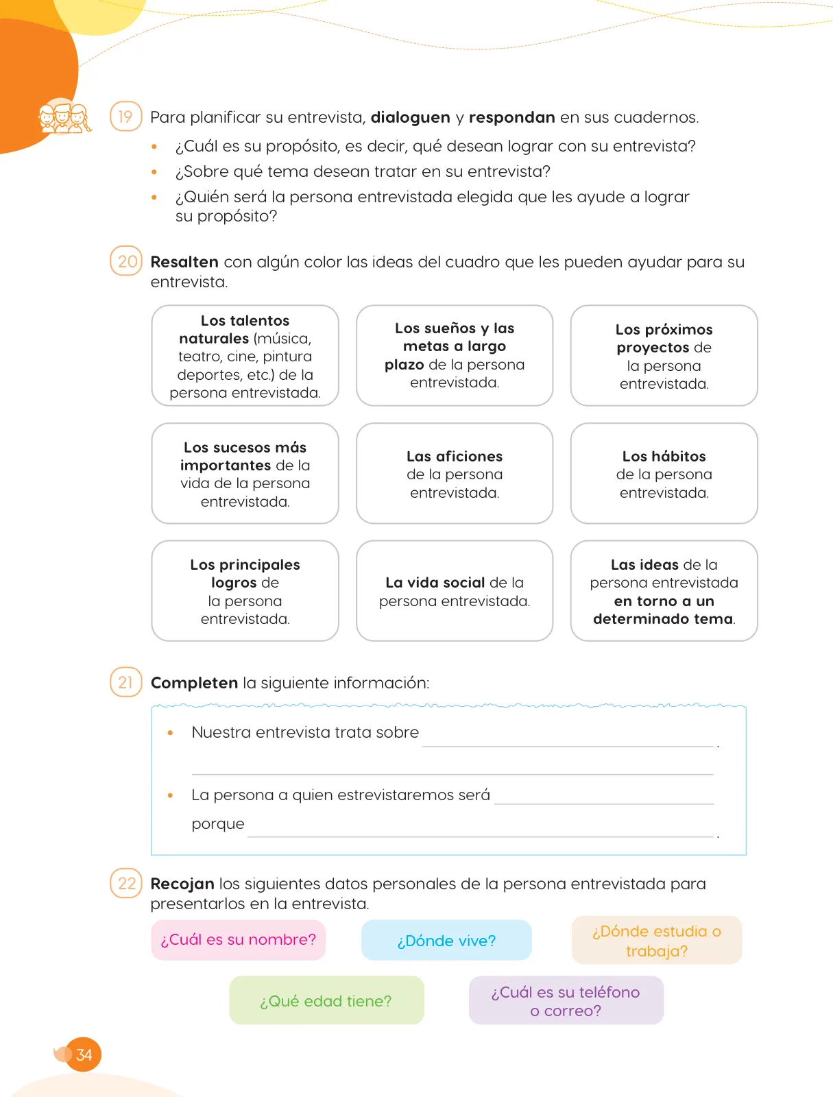 Página 36 de Cuadernillo de Comunicación 6, sexto grado de Primaria · 2023