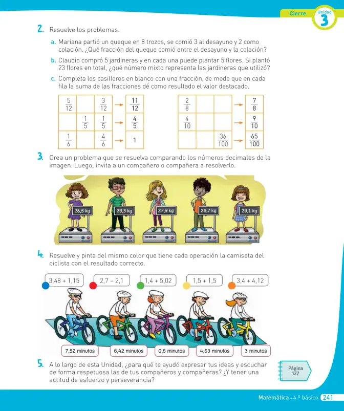 Página 106 de Matemática – Cuarto Básico | Texto del Estudiante MINEDUC – Descargar PDF · 2024