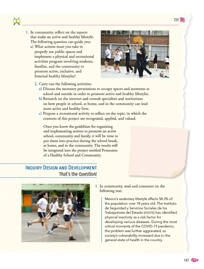 Página 148 de Uérakua anapu uantakua. Projects and Readings. Libro de Educación Telesecundaria Grado 3° Ciclo Escolar 2025 - 2026