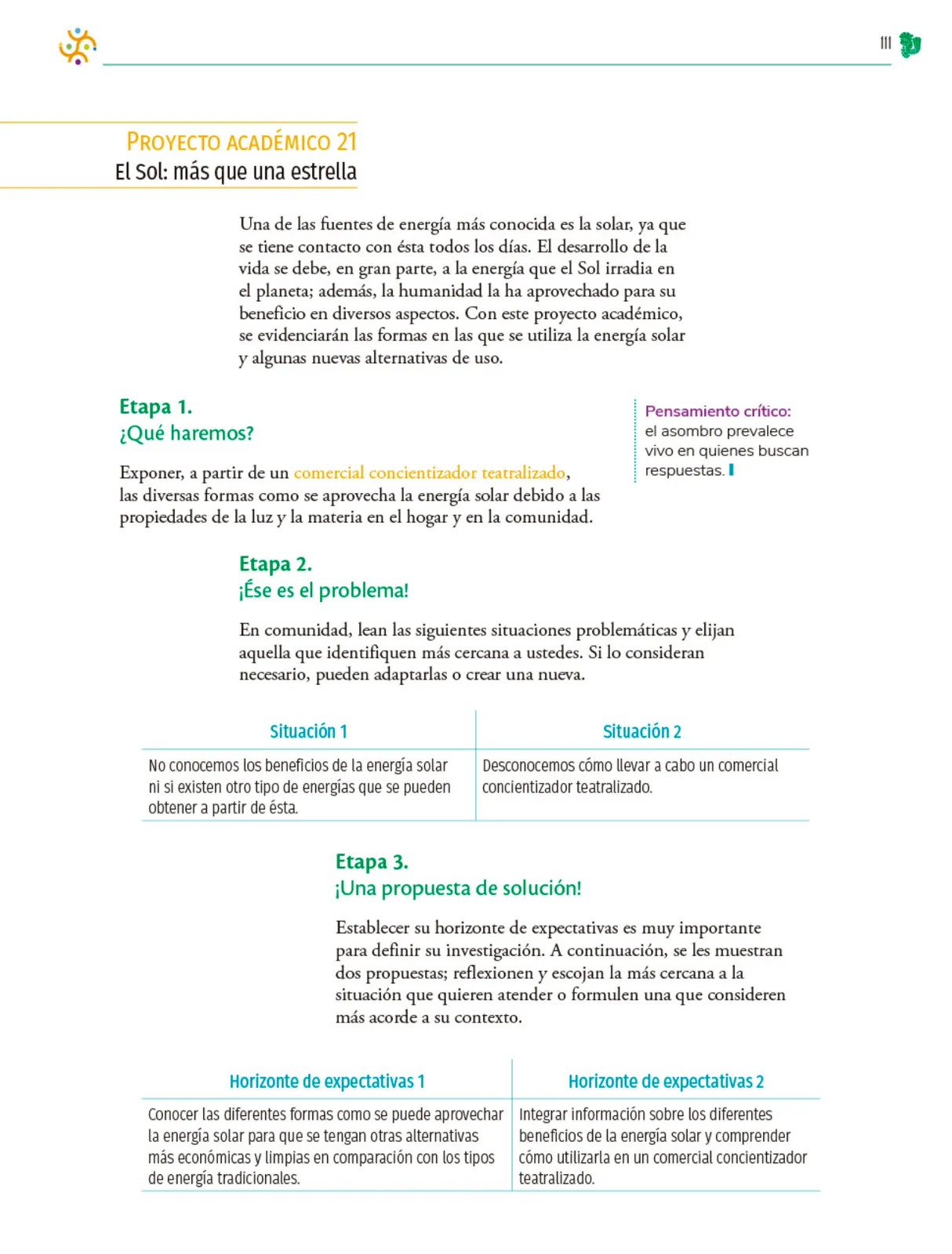 Miniatura página 112 de Colección Sk´asolil. Nuestro libro de Proyectos.  Tomo II.  Libro de Educación Telesecundaria Grado 2°  Ciclo Escolar 2025 - 2026