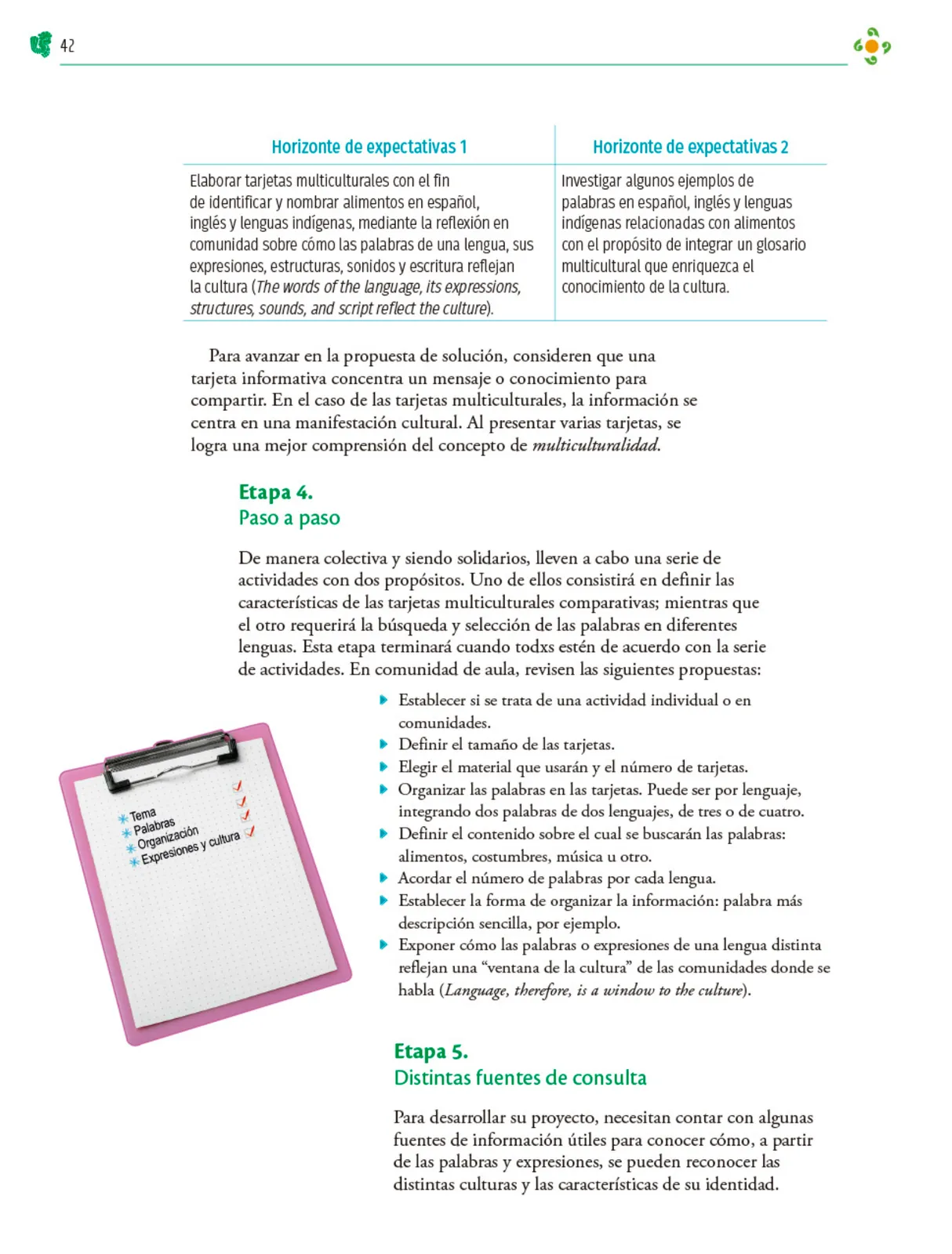 Página 43 de Colección Ximhai. Nuestro libro de Proyectos. Tomo I.   Libro de Educación Telesecundaria Grado 1°  Ciclo Escolar 2025 - 2026