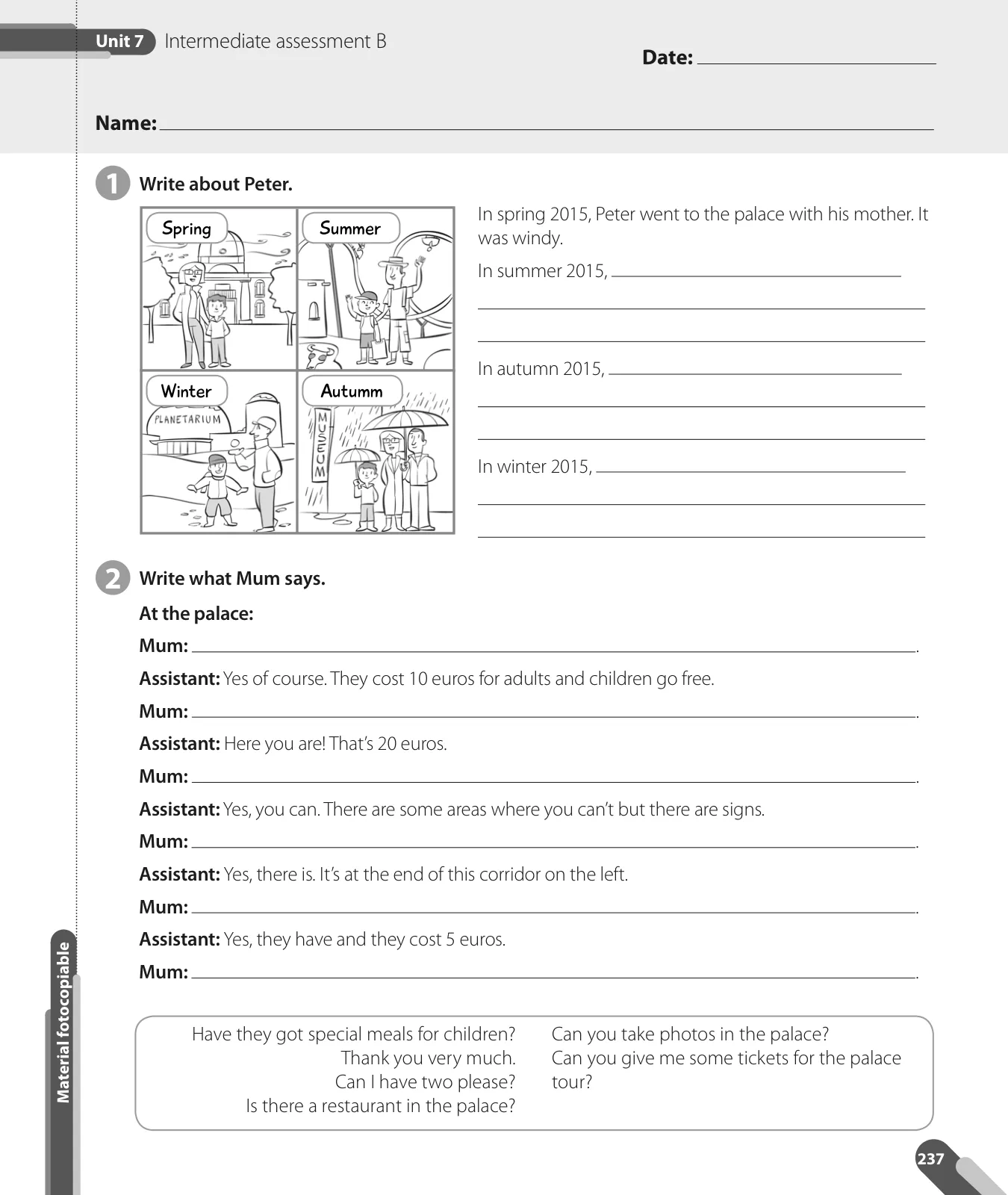 Miniatura página 101 de Inglés – Quinto Básico | Texto del Estudiante MINEDUC – Descargar PDF · 2024