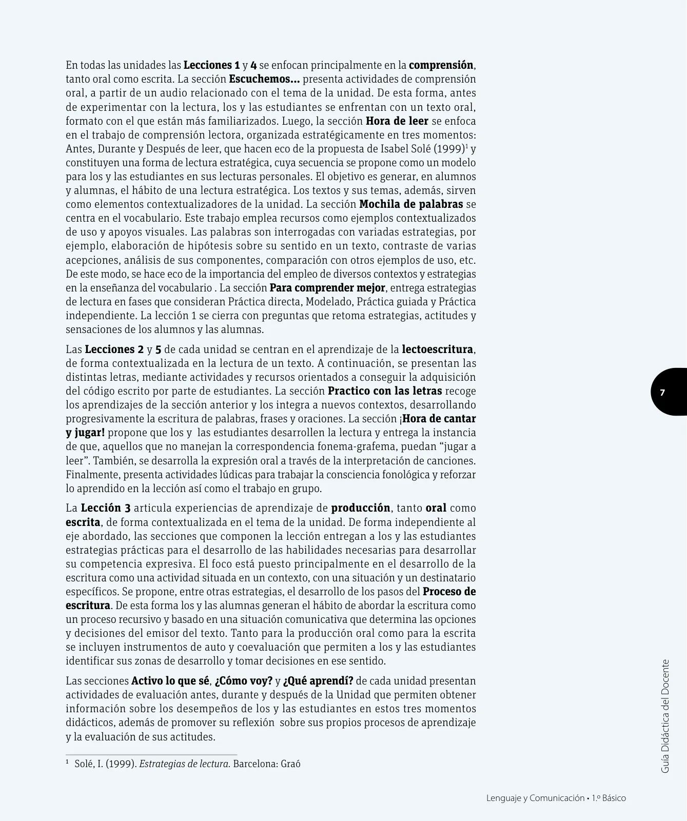 Miniatura página 8 de Lenguaje y Comunicación – Primero Básico | Texto del Estudiante MINEDUC – Descargar PDF · 2024