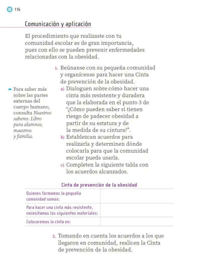 Página 117 de Proyectos Escolares. Libro de Educación Primaria Grado 1° Ciclo Escolar 2025 - 2026