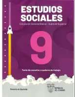 Portada de Estudios Sociales 9° · 2025