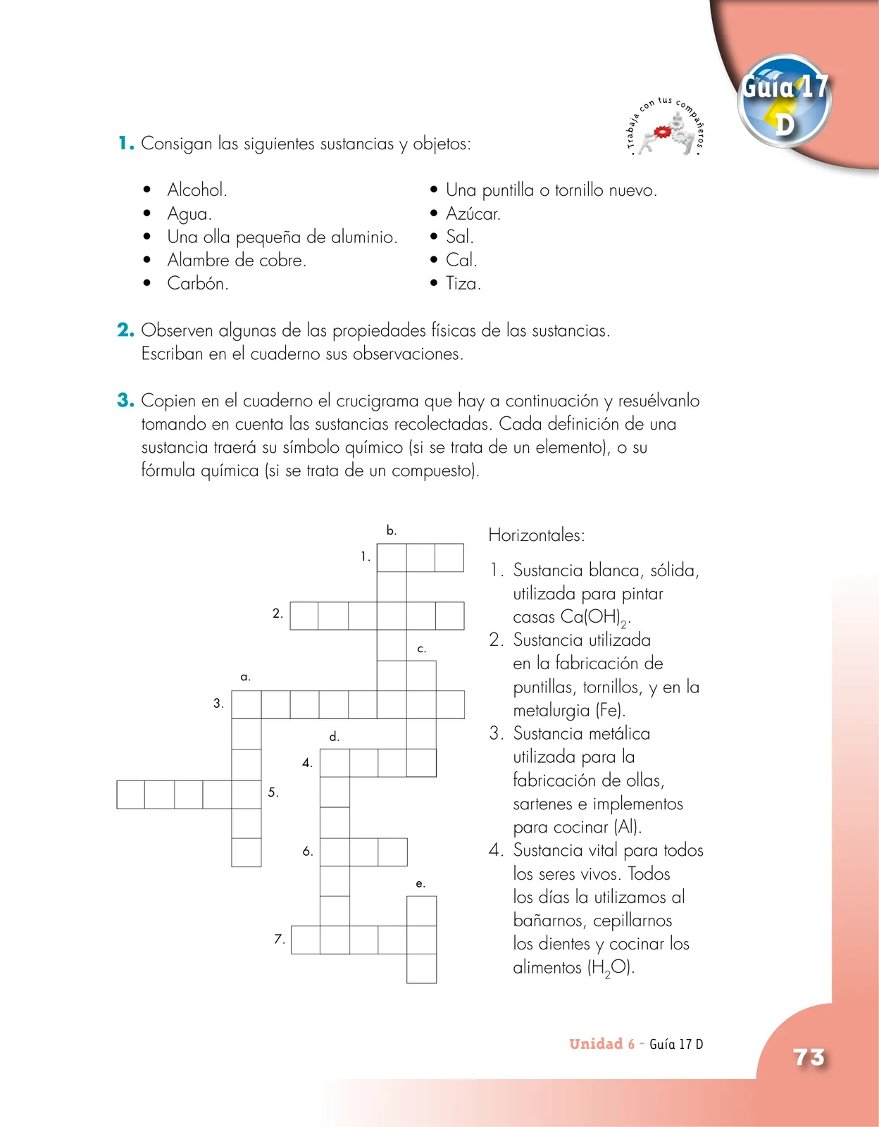 Miniatura página 73 de Ciencias Naturales 4° · Cartilla 02